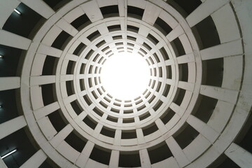 Abstract circular architectural background