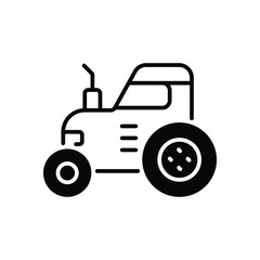 Tractor vector icon