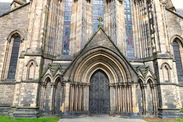 Medieval Cathedral in Edinburgh Scotland, UK
