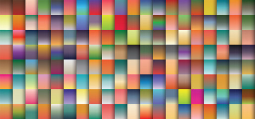 set of beautiful gradient collection multicolor green purple yellow orange pink cyan circle gradients colorful soft , buttons vector bright vibrant
 set,gradient palette colors collection