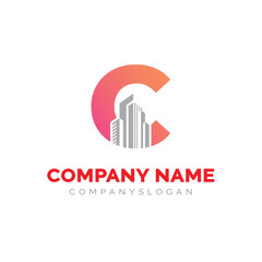 Letter C logo design, vector logo design 