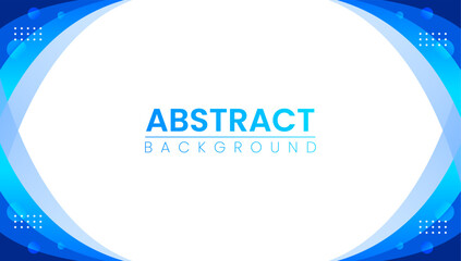 abstract blue background vector design. abstract Simple Minimal dynamic curve blue gradient color and white business wave banner background. business concept. Vector illustration.