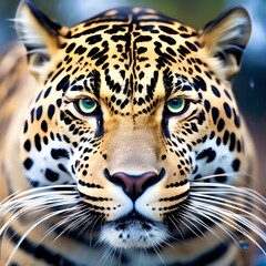 A jaguar portrait image