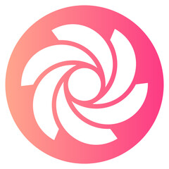 black hole gradient icon