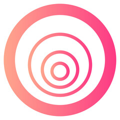 doppler effect gradient icon