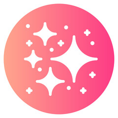 starry sky gradient icon