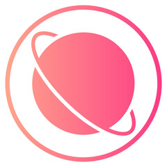 planet gradient icon