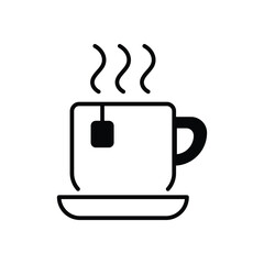 Hot Tea vector icon