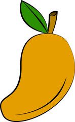 cartoon of mango