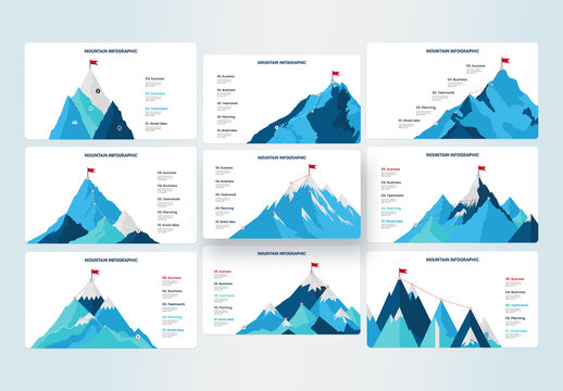 Mountain Infographic Template
