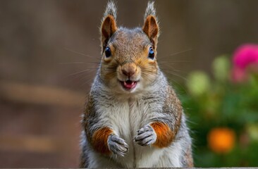 Fototapeta premium squirrel in the park