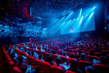 3D Projector: 3D technology allows audiences to enjoy deep and realistic images on a large screen.