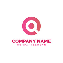 Letter O logo design, vector logo design 