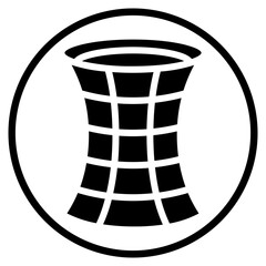 wormhole glyph icon