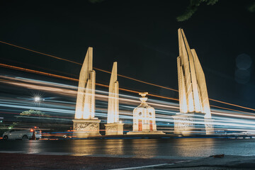 Monument in Bangkok Timelapse