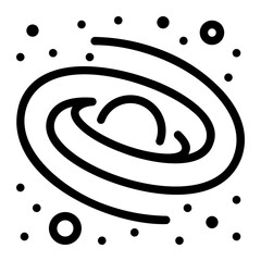 galaxy line icon