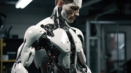 Advanced robotics research lab developing humanoid robots