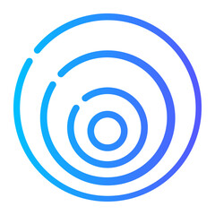 doppler effect gradient icon