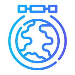 satellite gradient icon