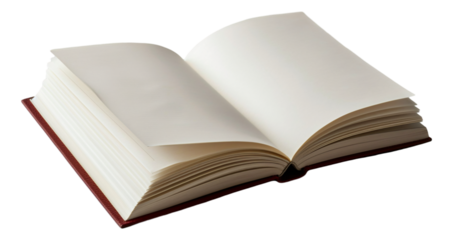open book isolated on white