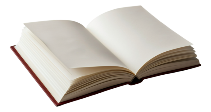 open book isolated on white