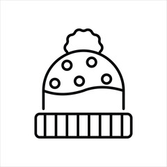 Winter Hat vector icon