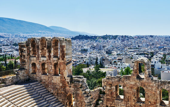 Odeon of Herodes Atticus theater, Athens, Greece