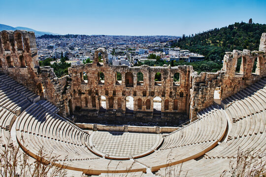 Odeon of Herodes Atticus theater, Athens, Greece