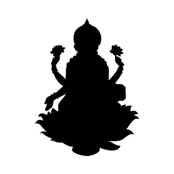 recommend clip art: Lord laxmi icon