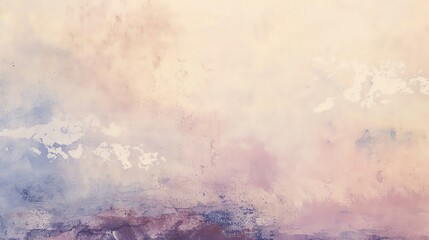 Subtle watercolor texture with pale pastel tones, resembling a morning sky