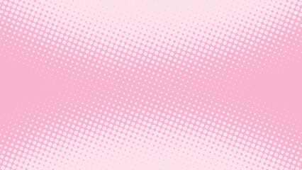 Pop art baby pink background in retro comic book style with halftone texture. Superhero cartoon fun backdrop design, vector illustration eps10