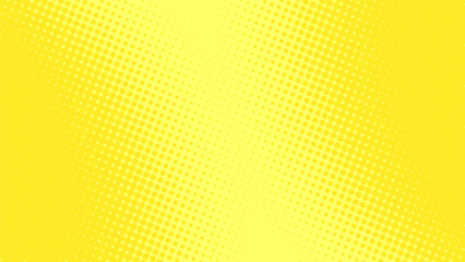 Retro pop art lemon yellow background, vector illustration eps10