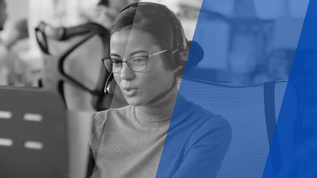 Simple Duotone Wipe Transition