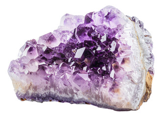 amethyst isolated on white background