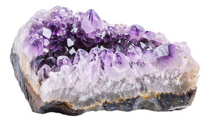 amethyst isolated on white background