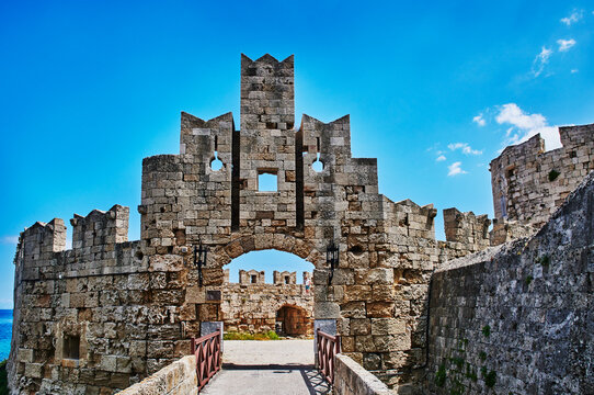 Saint Pauls Gate, Rhodes, Old Town, Greece, Europe