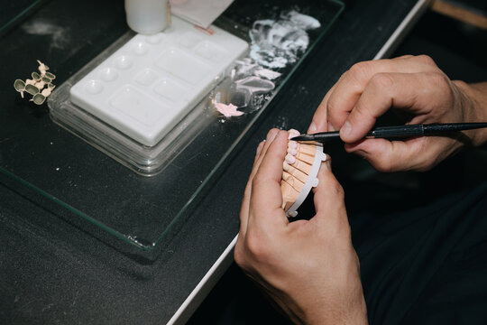 Dental Technician working