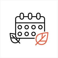 Calendar vector icon