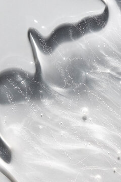 Spilled skincare serum
