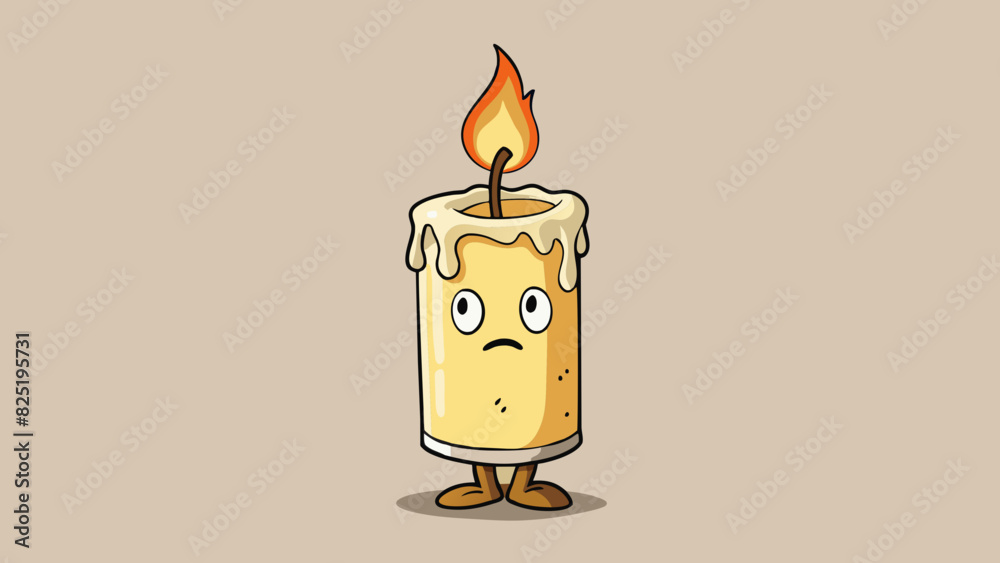 Poster a burntout candle its wick reduced to a pool of wax a tangible symbol of the loss of light and hope.