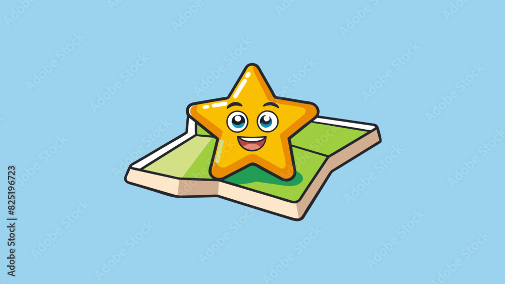 Poster A clock with moving hands indicates the passage of time.. Cartoon Vector.