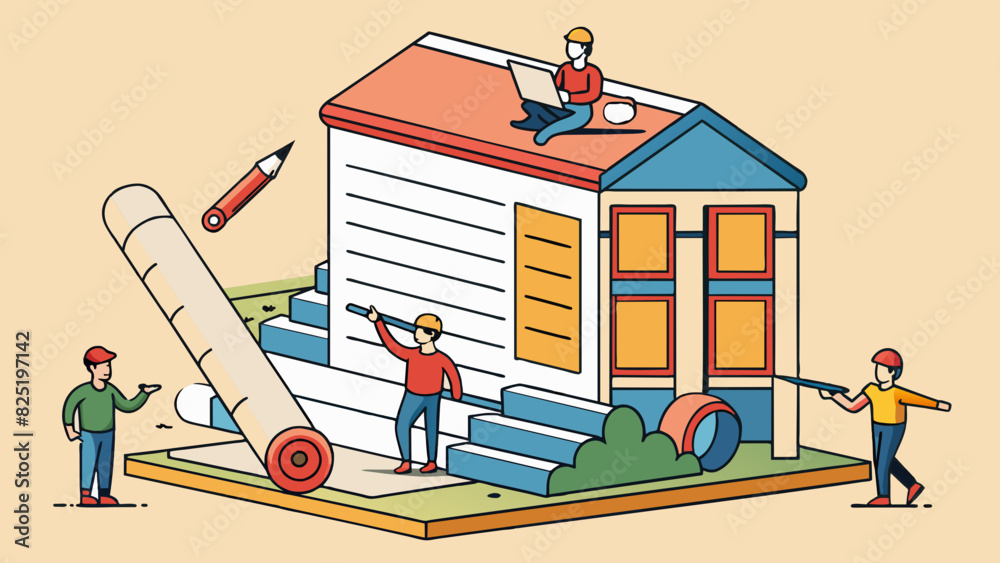 Poster A contract is comparable to a contract with each section building upon the previous one. Just like a building needs a strong foundation to support its. Cartoon Vector.