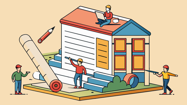 A contract is comparable to a contract with each section building upon the previous one. Just like a building needs a strong foundation to support its. Cartoon Vector.