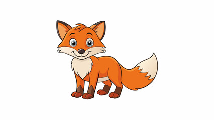 A furry creature with four legs and a bushy tail known for its playful nature and sharp claws.. Cartoon Vector.