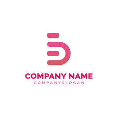 Letter BE logo design, vector logo design 