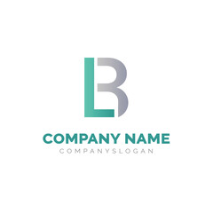 Letter BL logo design, vector logo design 
