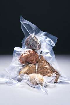 Vacuum packed rocks
