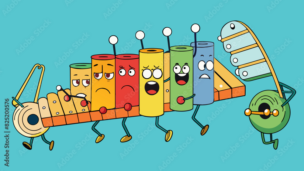 Poster a musical instrument playing the constant rhythm of life. it can be fueled by a variety of emotions 