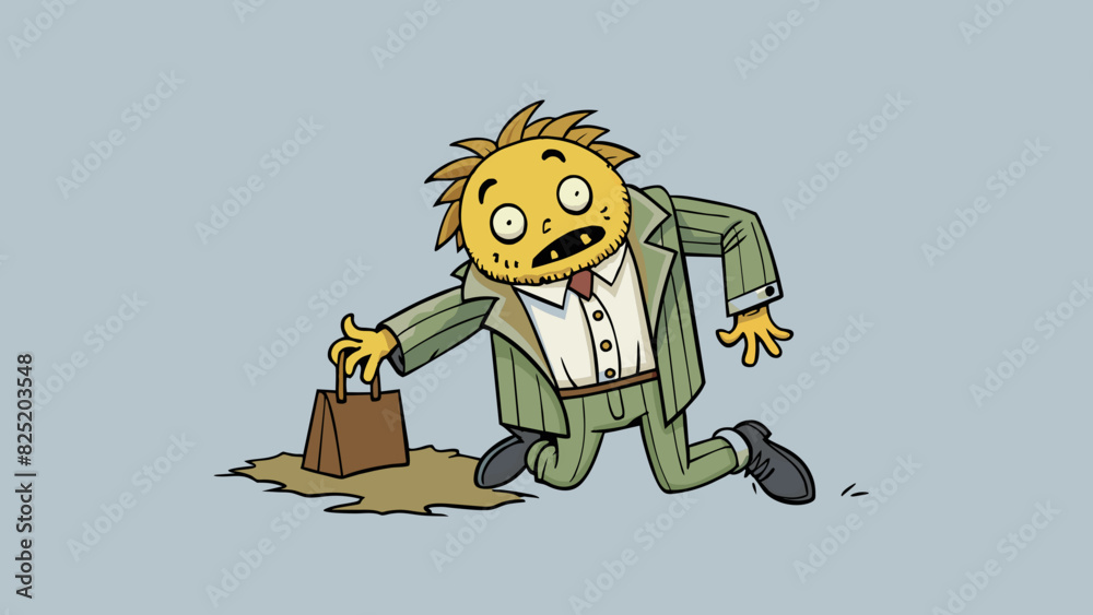 Poster as i turned the corner i saw a figure reminiscent of a scarecrow with arms and legs stretching out f