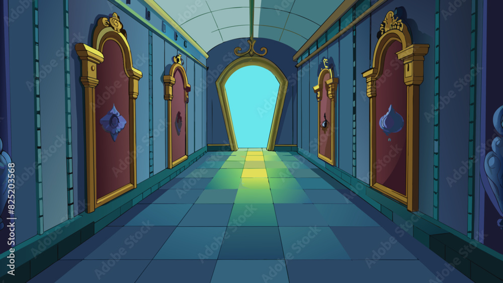 Poster as i walked down the dimly lit hallway my hand brushed against the cool smooth surface of the wall. 